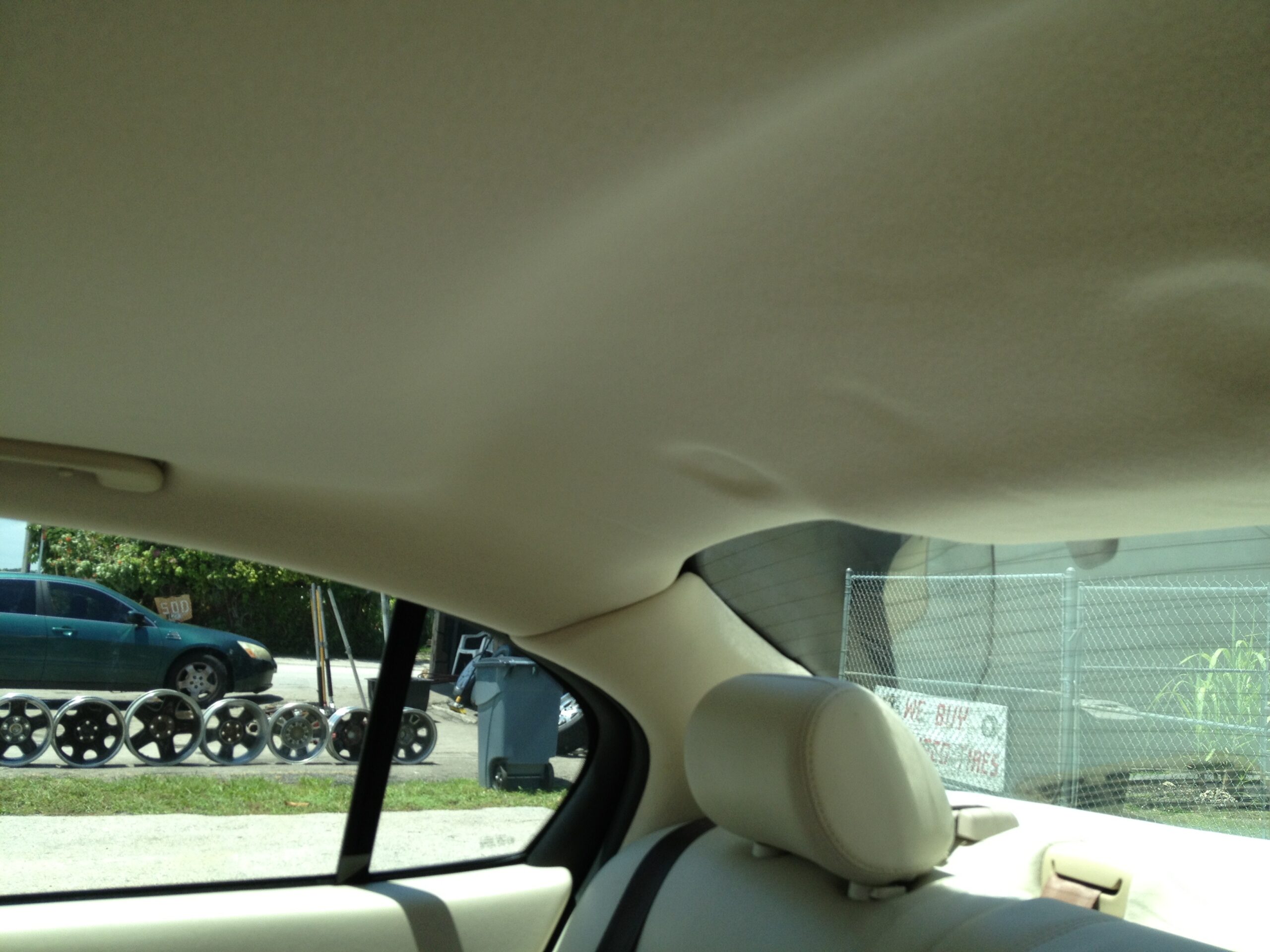 Auto Headliner Repair by Chair Care Upholstery in Hollywood, Florida