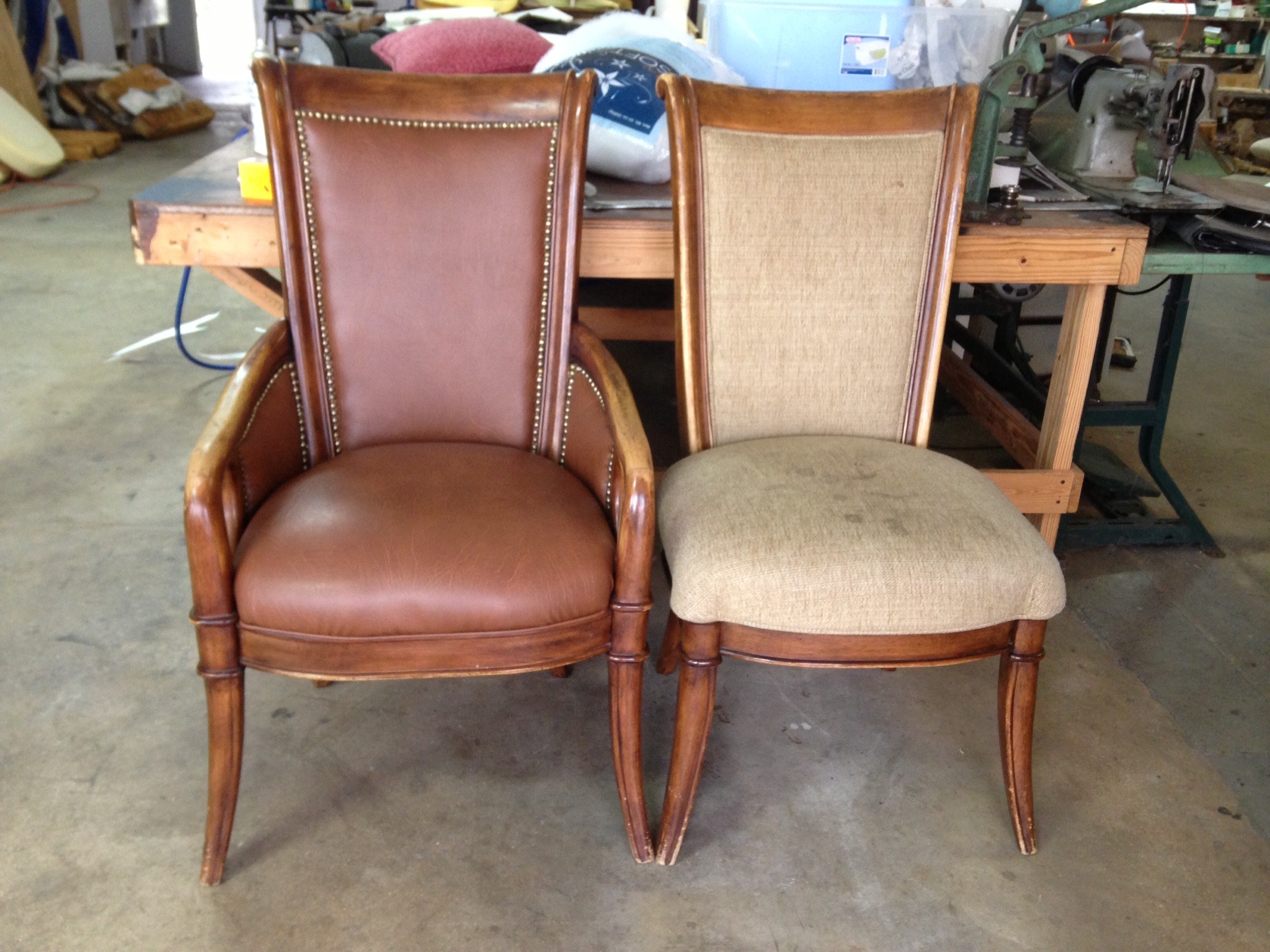 dining chair repair by Chair Care Upholstery in Hollywood, FL