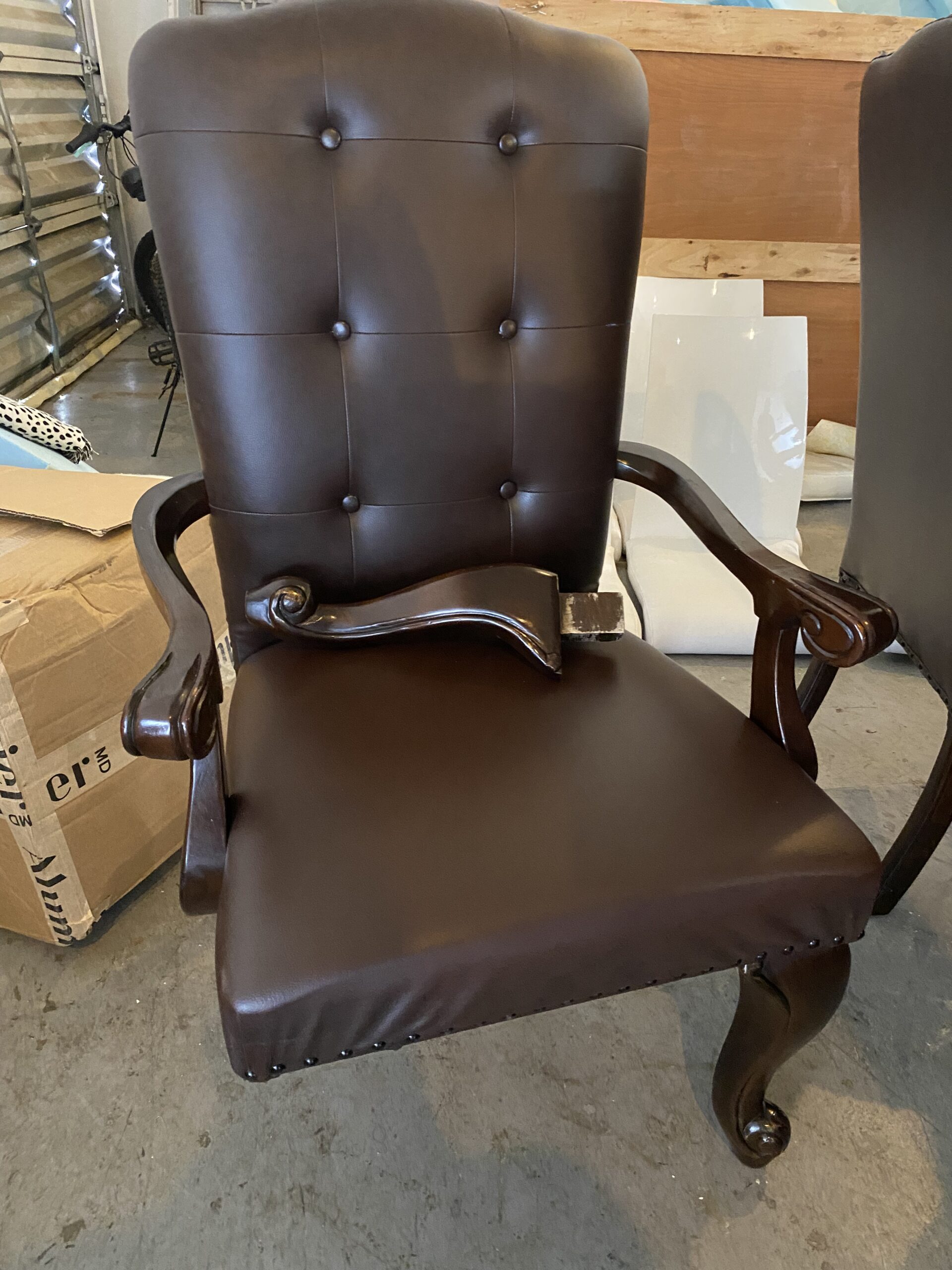 Dining Room Chair Upholstery with broken leg Chair Care Upholstery