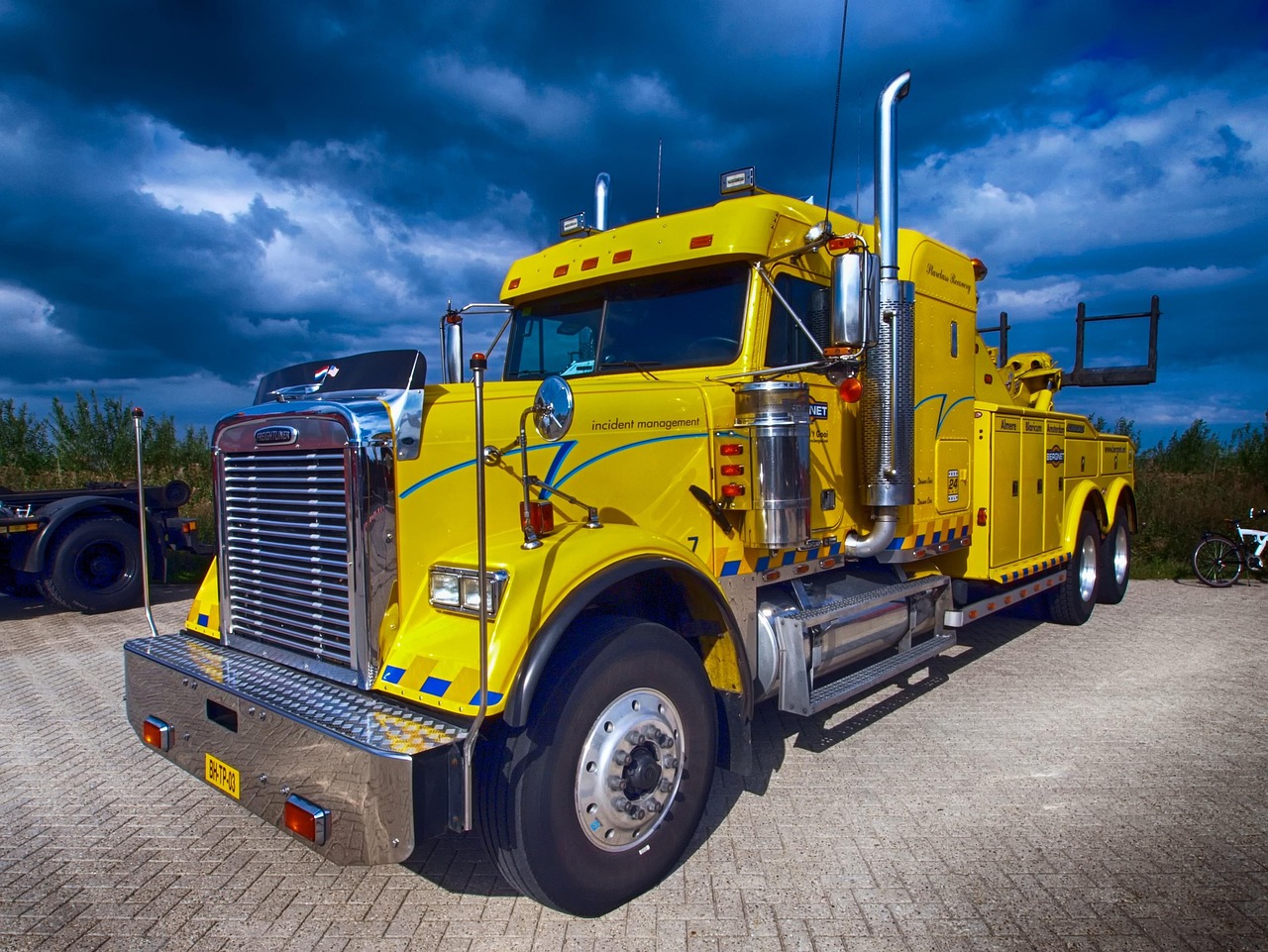 Semi truck upholstery by Chair Care Upholstery in Hollywood, Florida